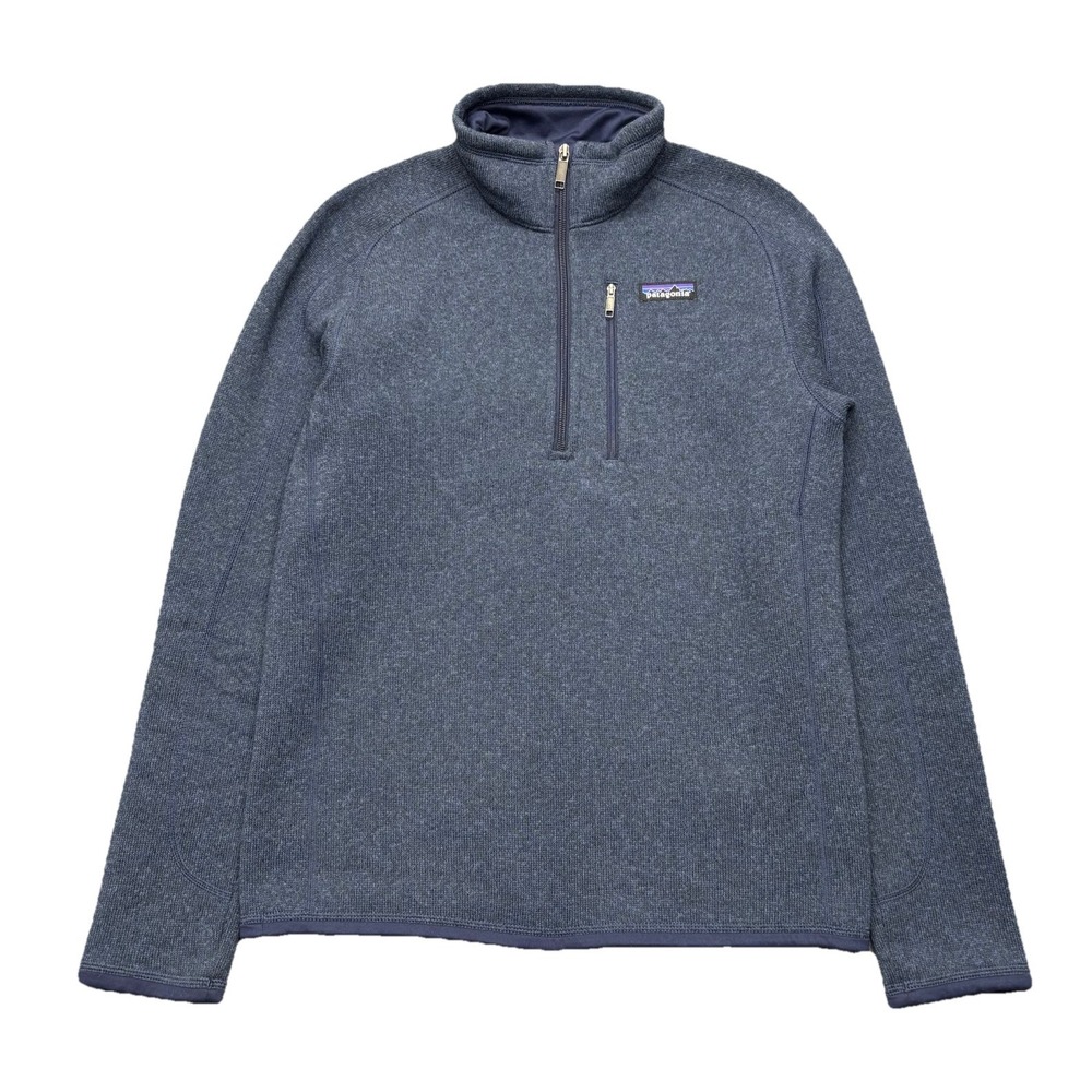 Patagonia Better‎ Sweater Men's Size Small Blue Pullover Quarter Zip Outdoors